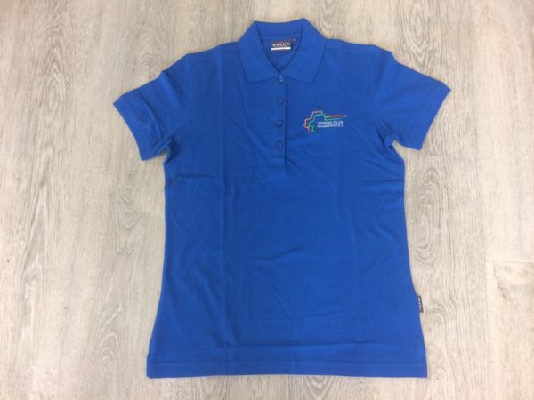 Damen Polo-Shirt royal-blau